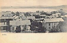 ARVIKA VARMLAND SUÈDE~PANORAMA CARTE POSTALE DES ANNÉES 1900