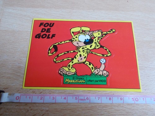 Autocollant marsupilami fou - marsupilami,