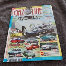 Revue Gazoline n° 289 2021 Simca Aronde Fuego Skoda Ford Consul BX Panhard 24 ..