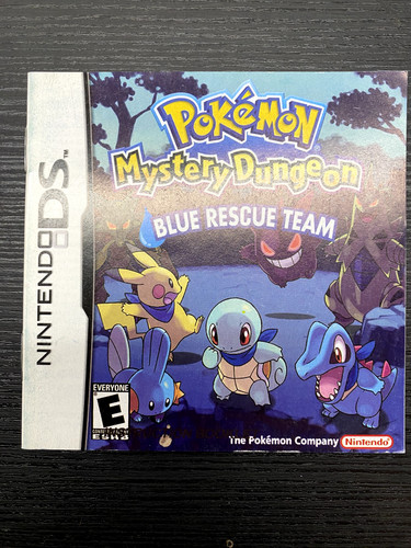 Notice seule pokémon mystery - notice,