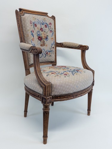 Ancien fauteuil style louis - ancien,