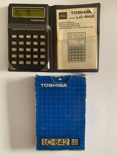 Calculatrice vintage toshiba - vintage,