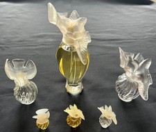 NINA RICCI L’ Air du Temps Ensemble de 2 Flacons Lalique, 1 Eau et 3 Miniatures