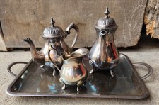 Ancien service en métal argenté