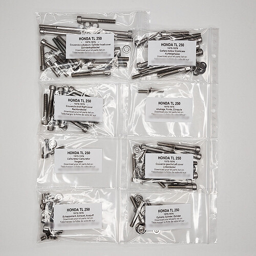 Honda 250 1975 1976 kit - 250, 1975-1976