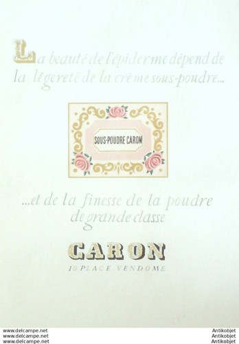 Publicite cosmetique caron - publicite,