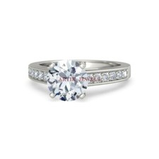Moissanite Avec 14k Plaqué or