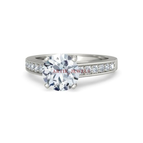 Moissanite avec 14k - avec,