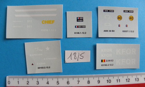 Lot planches - lot, 5