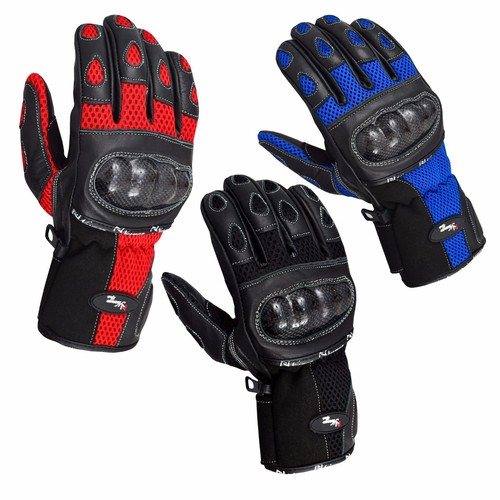 Moto cuir ventilé gants - cuir,