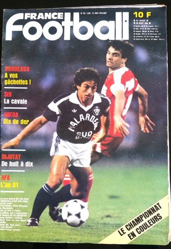 France football 1984 - football, 28/8/1984