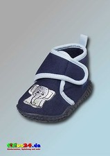 Playshoes Chausson Enfant Motif Éléphant En Marine Bleu Taille 18 À 31