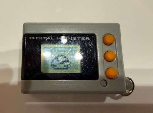Digimon mini ver gray bandai - mini,