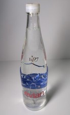 Bouteille EVIAN Collector 1 L 1997 pleine, scellée - En Relief, Joyeuses Fêtes