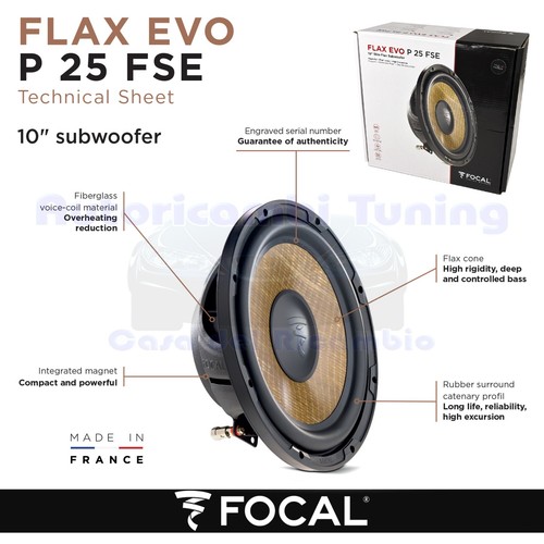 Focal p25fse flax evo caisson - p25fse,