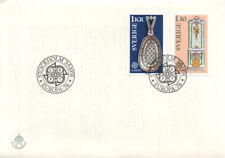 SUEDE SWEDEN SVERIGE  923 924 FDC 1er Jour Europa cuillère poêle faïence 1976