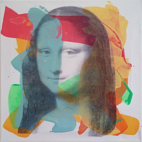 Pyb signed joconde mona lisa - pyb,