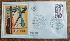 LA LUTHERIE, PARIS MIRECOURT, FDC Soie 1er jour 1979