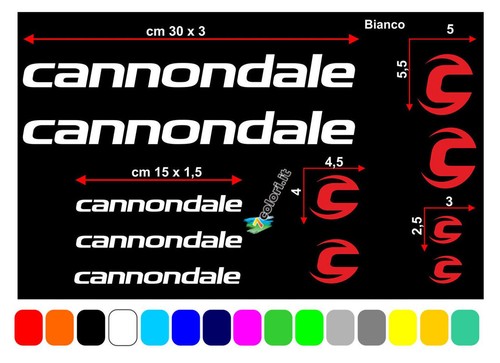 Autocollants cannondale - cannondale, en