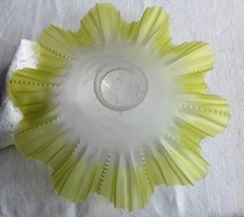 Abat jour ancien en verre