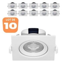 Lot de 10 Spots LED