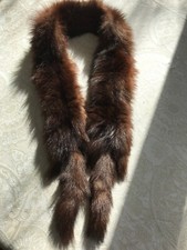 magnifique Etole echarpe en fourrure VISON vintage dans le style belle epoque