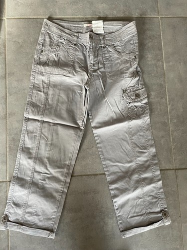 Pantacourt gris femme t36 - -,