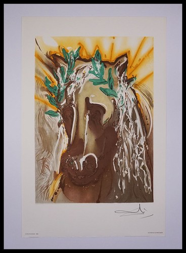 Salvador dali cheval de - dali, :
