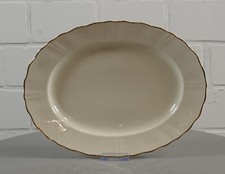 Plat de service Fürstenberg Brunsviga plat de service ivoire bord doré art déco