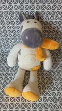 Peluche doudou zèbre cheval