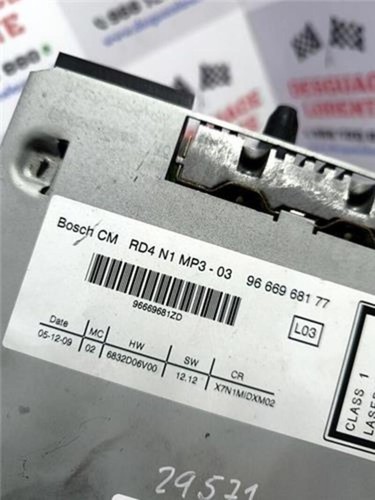9666968177 autoradio citroen - autoradio,