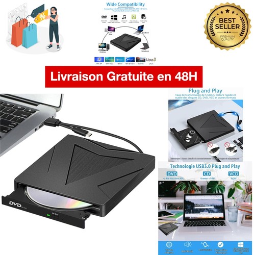 Lecteur dvd externe usb 0 - cd,