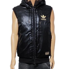 Adidas Sleeves jacket Chile 62 Rétro Vintage Black Shiny Size L 