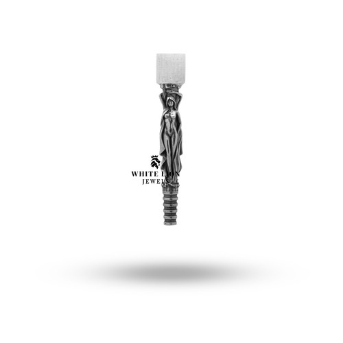 Embout fumeur argent - embout,