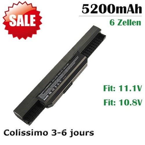 5200mah batterie pour - asus, k53