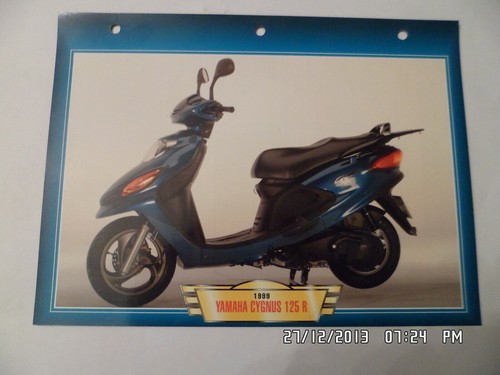 Carte fiche moto yamaha - fiche,