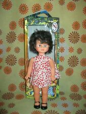 Vintage 60s Ancienne POUPEE DE FOIRE SUZY 29cm BRUNE en BOÎTE MADE IN ITALY Doll
