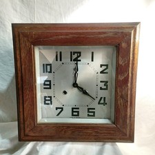 Ancienne horloge murale ODO avec 1 tige, 1 marteau + pendule + clé