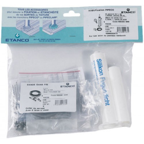 Kit fixation pour pipeco - kit,