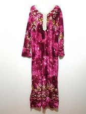 Abaya Robe Maxi Jellabiya Jellaba Hijab Khimar en Velours D'Hiver Gr. L - 2XL