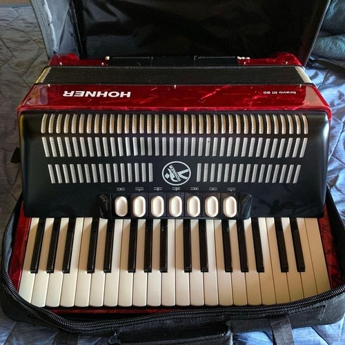 Accordéon piano hohner bravo - piano,