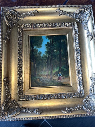 Tableaux anciens huile signé - tableaux,