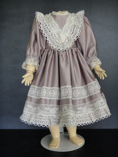 Robe soie mauve - mauve, pour