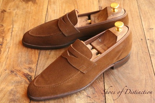 Mocassins daim marron - en,