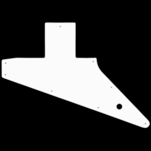 Pickguard blanc 3ply pour - pickguard,