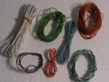 lot cablages HO TRAIN/ DIFFERENTES COULEURS. OCCASION