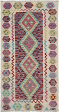 Tapis Kilim Ancien Tissé À