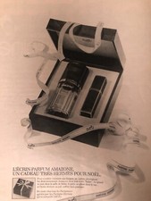 ◕ Publicité Vintage Advertising Ecrin-Parfum HERMES ◕ Déc. 1980 ◕