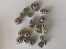 MECCANO LOT D'ENGRENAGES EN ALUMINIUM
