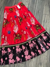 Ted Baker Rarla Baie Sundae Imprimé Paréo Plage Jupe TAILLE S Détail BNWT